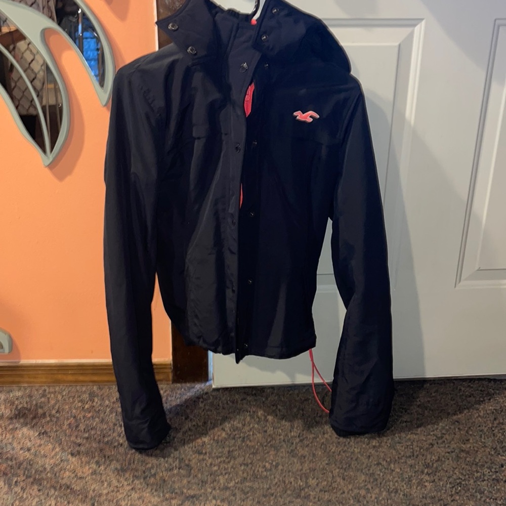 Large hollister winter jacket. Fits like a small.